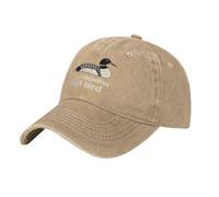 HACXZ Casquette Stupide avec Un Loup Canadien pour Hommes, Style Papa.