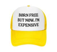 HACXZ Casquette Trucker en « Born Free But Now I'm Expensive »
