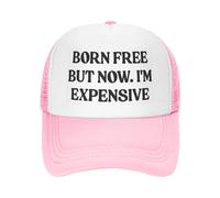 HACXZ Casquette Trucker en « Born Free But Now I'm Expensive »