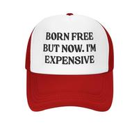 HACXZ Casquette Trucker en « Born Free But Now I'm Expensive »