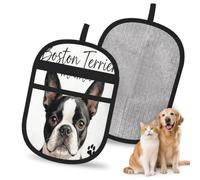 HACXZ Gant Anti-Poils Best Boston Terrier Mama pour Chiens et Chats, 24 x 17 cm, réutilisable, pour canapé, lit, Tapis et sièges Auto.