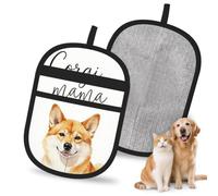 HACXZ Gant Anti-Poils d'animaux Best Corgi Mama pour Chiens et Chats, 24 x 17 cm, réutilisable, pour canapé, lit, Tapis et sièges de Voiture.