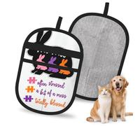 HACXZ Gant Anti-Poils d'animaux Best Rabbit Mama pour Chiens et Chats, 24 x 17 cm, réutilisable, pour canapé, lit, Tapis et sièges de Voiture.