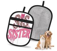 HACXZ Gant Anti-Poils d'animaux Best Sister pour Chiens et Chats, 24 x 17 cm, réutilisable, pour canapé, lit, Tapis et sièges de Voiture.