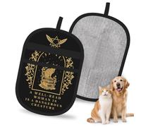 HACXZ Gant Anti-Poils d'animaux Cat Read Totem pour Chiens et Chats, 24 x 17 cm, réutilisable, pour canapé, lit, Tapis et sièges de Voiture.