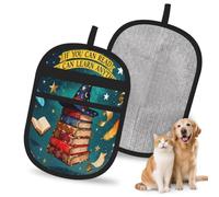 HACXZ Gant Anti-Poils d'animaux If You Can Reading pour Chiens et Chats, 24 x 17 cm, réutilisable, pour canapé, lit, Tapis et siège Auto.