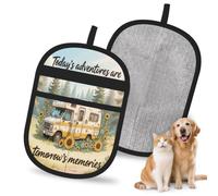 HACXZ Gant Anti-Poils d'animaux « Les Aventures d'aujourd'Hui sont Les Souvenirs de Demain » pour Chiens et Chats, 24 x 17 cm, réutilisable, pour canapé, lit, Tapis et sièges Auto.
