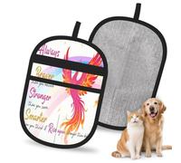 HACXZ Gant Anti-Poils Phoenix pour Chiens et Chats, 24 x 17 cm, réutilisable, pour canapé, lit, Tapis et sièges Auto.