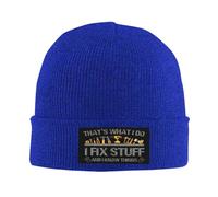 HACXZ Je répare des Trucs, C'est ce Que Je Fais et Je Sais des Choses. Bonnet d'hiver tricoté avec Une Inscription Amusante.