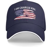 HACXZ Je suis Charlie Kirk, Casquette de Baseball Hero Charlie Kirk, Chapeau de Papa XW953