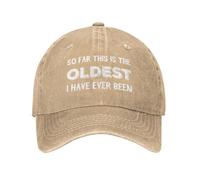 HACXZ Jusqu'à présent, C'est la Casquette de Baseball pour Homme la Plus Ancienne Que j'aie jamais portée.