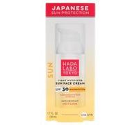 Hada Labo Tokyo Sun Crème Visage Hydratante Résistante à l'Eau SPF30 50 ml - Flacon-Pompe 50 ml