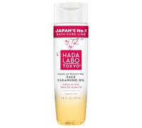 Hada Labo Tokyo White - Huile nettoyante visage à l'acide hyaluronique, hydratation pour peau sensible 400 ml