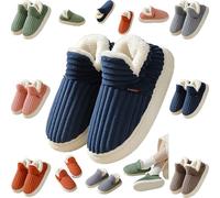 Hadanceo Sunshine Cloud Slippers-Cozy Fuzzy Plush Slipper, Casual Warm Cotton Boots Home Shoes (Blue,32 1/9)