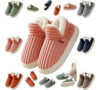 Hadanceo Sunshine Cloud Slippers-Cozy Fuzzy Plush Slipper, Casual Warm Cotton Boots Home Shoes (Pink,32.5)