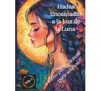 Hadas Encantadas a la Luz de la Luna - Libro para colorear para adultos: 50 ilustraciones detalladas con hadas mágicas bajo la luz de la luna - para ... que aman la fantasía, el arte y la relajación