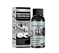 HADAVAKA 50ml Liquid Insulating Rubber Coat, Liquid Insulation Electrical Tape Tube Paste Fast Dry Tape,Suit for Indoor & Outdoor Use, High Temperature Resistant Flame Retardant Glue (black)
