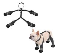 HADAVAKA Dog Suspender Booties, Waterproof Non-Slip Dog Footwear for All Seasons with Reflective Strip, Adjustable SuspenderBoots, Dog Leggings with Auxiliary Strap for Indoor and Outdoor (XL)