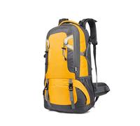 HADAVAKA Hiking Backpack, Large Camping Rucksack for Men's & Women's, With Multiple Pockets, for Travel, Climbing, and Outdoor Sports, Lightweight & Daypack (Yellow,40L)