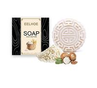 HADAVAKA Shampooing Solide à l'Eau de Riz Fermentée pour la Croissance des Cheveux, Savon pour Réparer les Cheveux Secs Endommagés, Shampooing et Après-shampoing à l'Eau de Riz (1 pc, 108g)