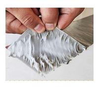 HADAVAKA Super Strong Waterproof Butyl Tape for Leak Repair, Rubber Aluminium Foil Coating Flashing Repair Tape, Roof Repair Surface Crack, Pipe Rupture, Window Sill Gap