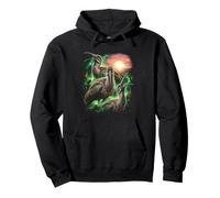 Hadeda Ibis Oiseaux cosmiques Coucher de Soleil Sauvage Art Sauvage Hurlant Sweat à Capuche