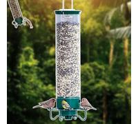 Hadexperienced Squirrel-Proof Bird Feeder, Squirrel-Proof Bird Feeder - Flipper, Collapsible Perches, 5-pounds Seeds Capacity (1 Pcs)