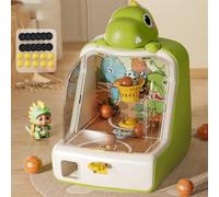Hadghdf Jeu de Basket-Ball de Table Dinosaure, borne d'arcade électronique avec Affichage du Score, Mini-Ballons et pièces, Jouet de Sport d'intérieur pour Tous Les âges (Rechargeable,Dinosaurs)