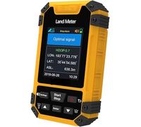 Hadheld GPS Lad Surveyig Equipmet, S4 Color Scree GPS Lad Meter, Surveyig Machie Professioal Receiver Area Measuremet, pour Forest Farmlad Moutai Miig Lake, Yellow