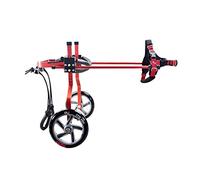 HADWAO Fauteuil Roulant pour Animaux de Compagnie, Chat et Chien Handicap des Membres postérieurs Petit cyclomoteur pour Animaux de Compagnie 2 Roues réglables, Aide à la rééducation Fauteuil Roulant