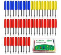 Hadwoer Lot de 50 lames de coupe de rechange pour Explore Air 2/Air 3/Maker/Maker 3, comprend 10 lames à pointe fine, 30 lames standard et 10 lames à pointe profonde (multicolore)