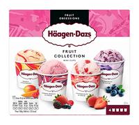 Häagen-Dazs - Crème Glacée Coffret de 4 Minicups Fruit Attraction 348g