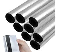 HaeBnug Tube Isolant Mousse pour Tuyau, Couvre de Protection Tuyaux Extérieurs, Manchon Isolation de Tuyau Auto-Adhésif pour Chauffage, Tube d'eau Chaude Et Froide (ID) 89mm x (T) 20mm x (L) 0.95m