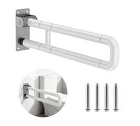 Haedswer 60cm Barre D'appui wc, Barre Toilette Handicapé, Capacité de Charge 150 kg, Avec une Bague Fluorescente, Barre D'appui Salle de Bain pour Handicapé, Âgé, Enceint