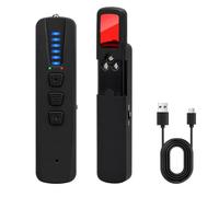 Haefan Détecteur Caméra Cachée - 5 en 1 Anti-Espion, RF, GPS, Portable | Détecteur 5-en-1 caméras, micros, GPS, RF - 25h autonomie. Idéal voyage, hôtel, bureau.