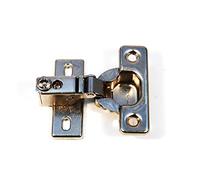 Häfele Charnières à Bras Court pour Porte, Meuble, Armoire et Caravane - Sans Mécanisme de Fermeture Automatique 95° - 3 Pièces