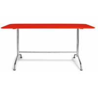 Haefeli Table à manger Outdoor L 180 x P 80 x H 74 cm Embru Rouge trafic RAL 3020 - EMBRU 1020135 RAL 3020