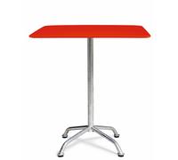 Haefeli Table de jardin Outdoor L 65 x P 65 x H 74 cm Embru Rouge trafic RAL 3020 - EMBRU 1020144 RAL 3020
