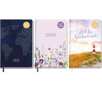 Häfft 9947-9 Calendrier gros caractères 2026 A5, motifs assortis