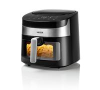 Haeger AF-D80.008A friteuse Unique 8 L Autonome 1800 W Friteuse d'air chaud Noir, Argent