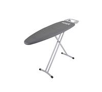 Haeger IB-SIM.002A Table à repasser avec hauteur réglable sans interruption jusqu'à 90 cm, plateau en fer à double position, pour fer à repasser gauchers et droitiers