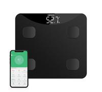 Haeger InteliScale Carré Noir Pèse-personne électronique