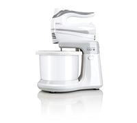 HAEGER Max Mixer Bowl Mixeur pétrisseur avec bol en plastique, 500 W, 3 L, 5 vitesses, fonction Turbo