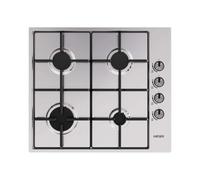 HAEGER Plaque de gaz encastrée, 60 cm, 4 embouts, acier inoxydable