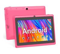 Haehne Tablette 7 Pouces Android, Tablette Tactile 5.0 Quad Core Tablet PC, 1Go RAM 8Go ROM, Double Caméras, WiFi, Bluetooth, Rose