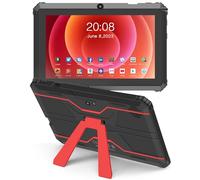 Haehne Tablette Android, Tablette 7 Pouces, avec Support, Compatible avec Une Carte TF de 256 Go, Rouge