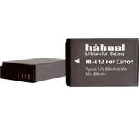 Hähnel Fototechnik HL-E12 Batterie pour appareil photo Remplace l'accu d'origine LP-E12 7.2 V 850 mAh