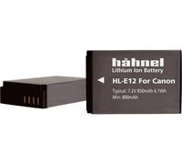 Hähnel Fototechnik HL-E12 Batterie pour appareil photo Remplace l'accu d'origine LP-E12 7.2 V 850 mAh