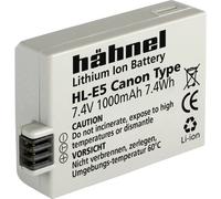 Hähnel Fototechnik HL-E5 Batterie pour appareil photo Remplace laccu dorigine LP-E5 7.4 V 1000 mAh