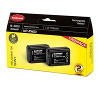 Hähnel HL-XW50 Twin Pack - Sony NP-FW50 | ✅ Livraison gratuite à partir de 100 €